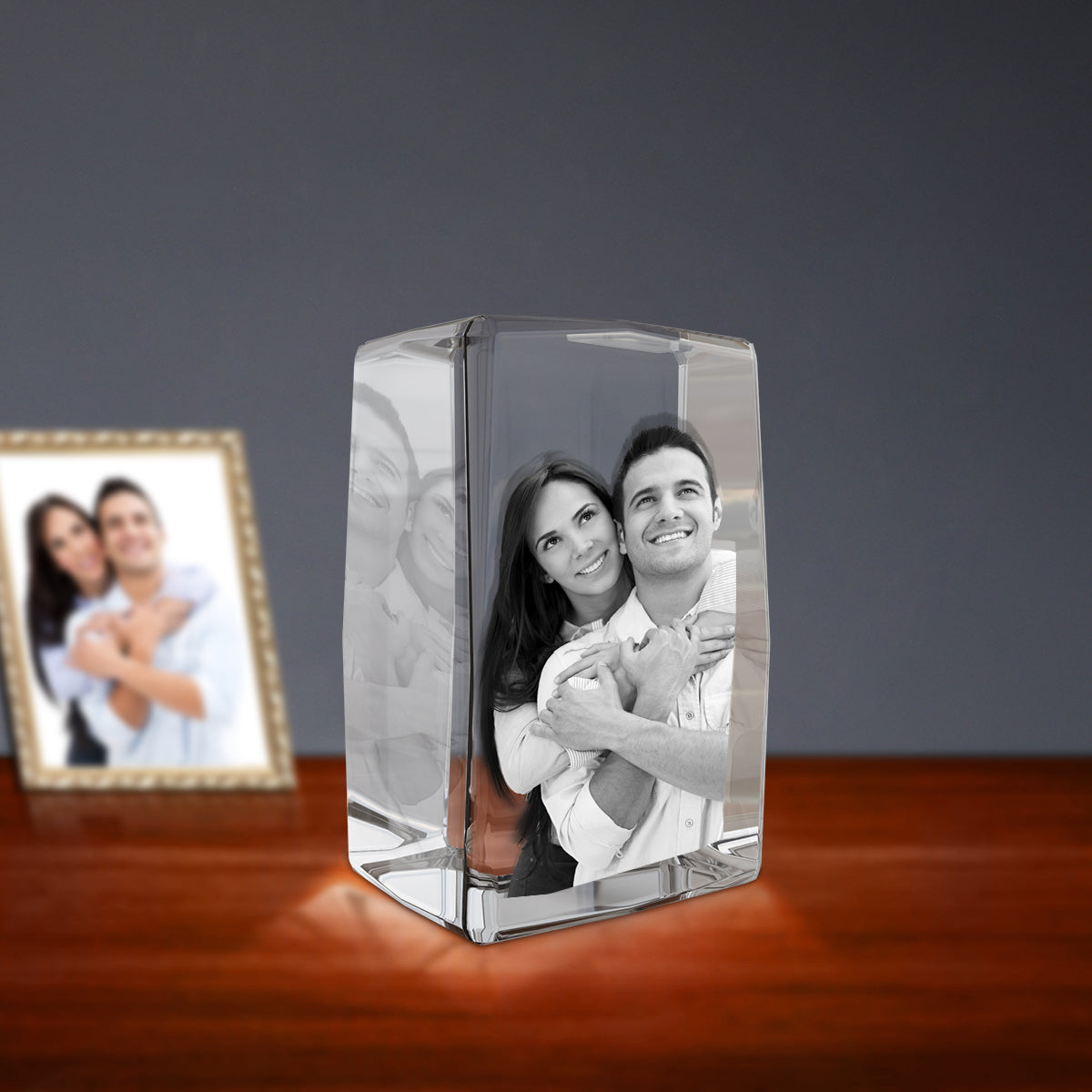 3D Crystal Engraving - Rectangle Doel Crystals