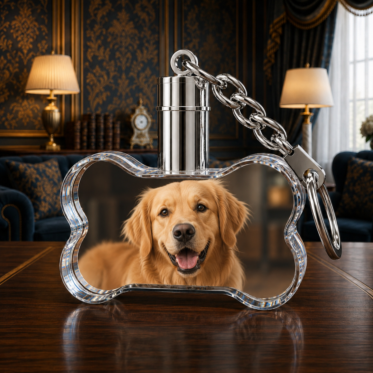 3D Keychin Pet Bone