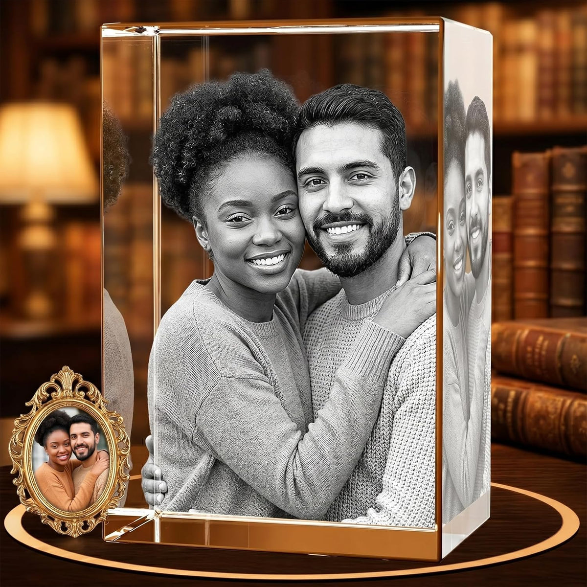 3D Crystal Engraving Blank Block - Rectangle