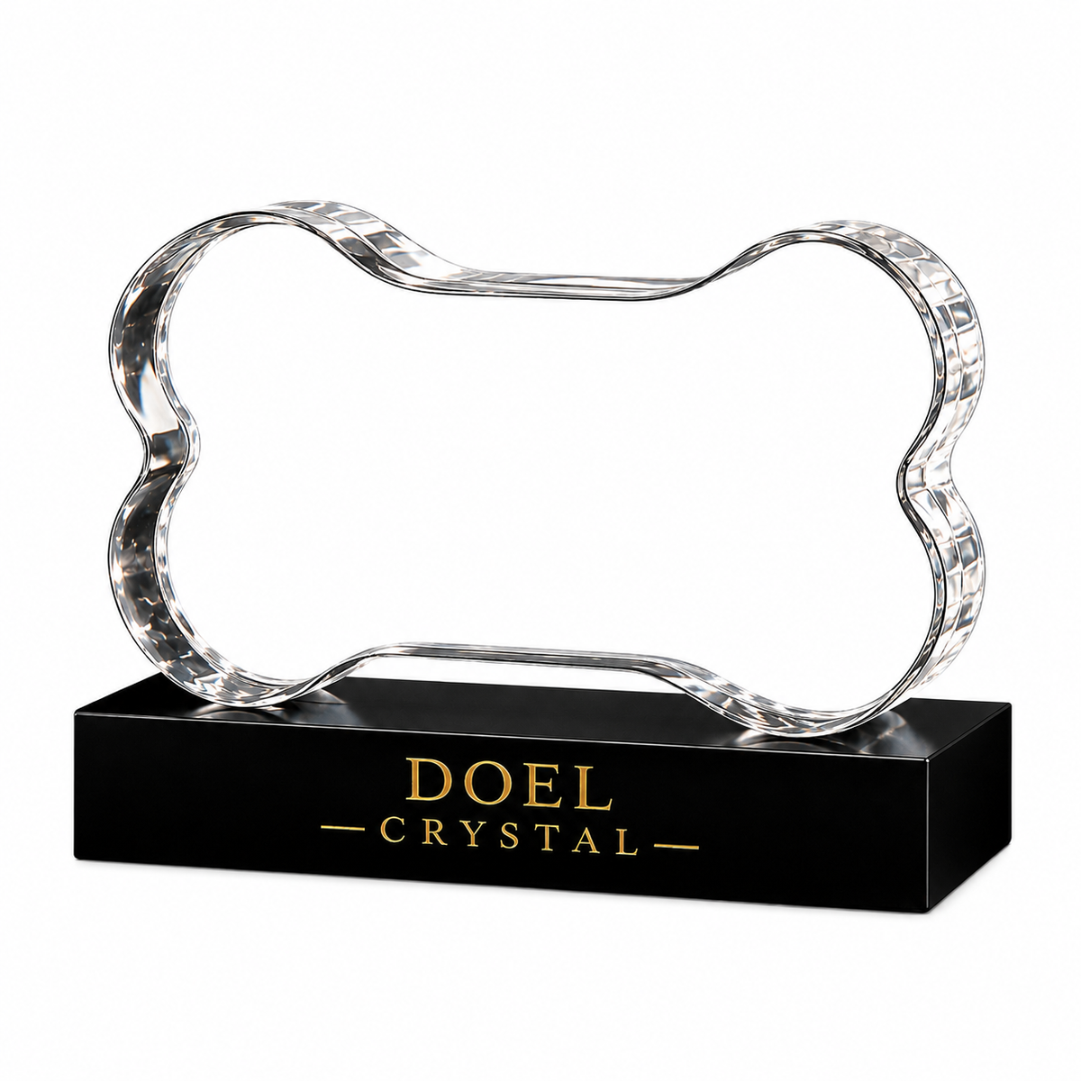 3D Crystal Pet Bone