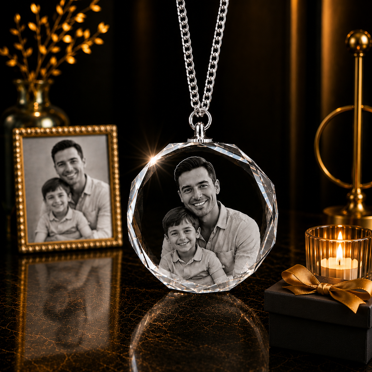 3D Crystal Necklace