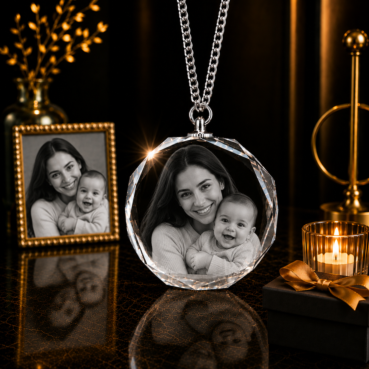 3D Crystal Necklace