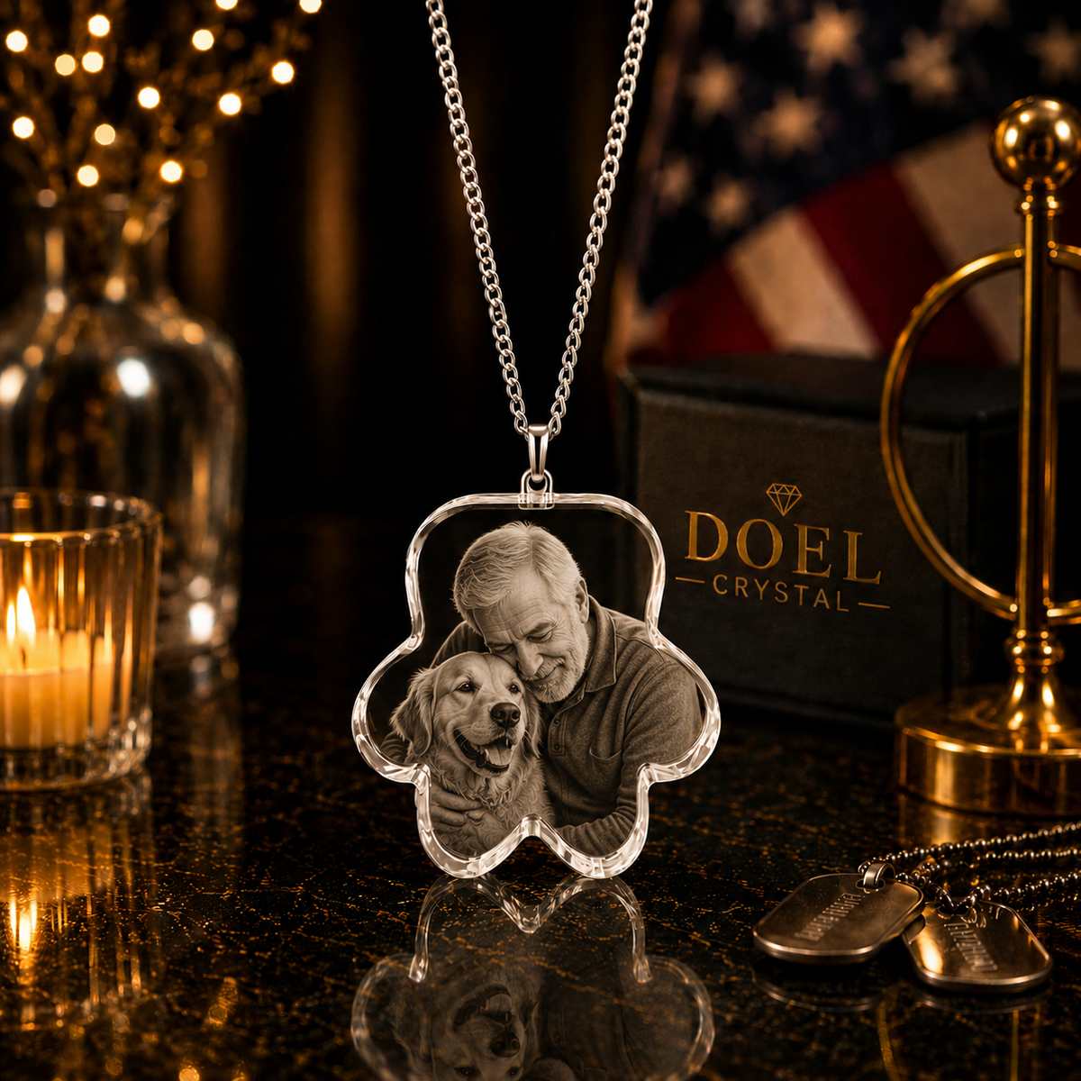 3D Necklace Pet Paw