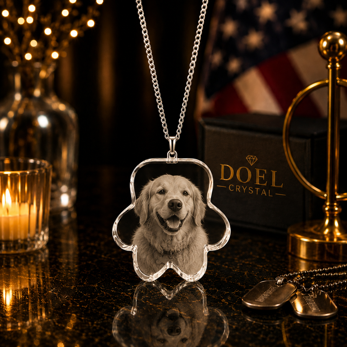 3D Necklace Pet Paw