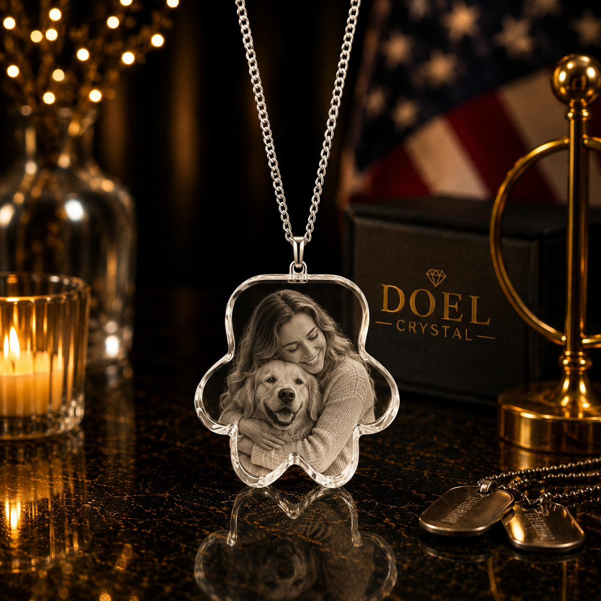 3D Necklace Pet Paw