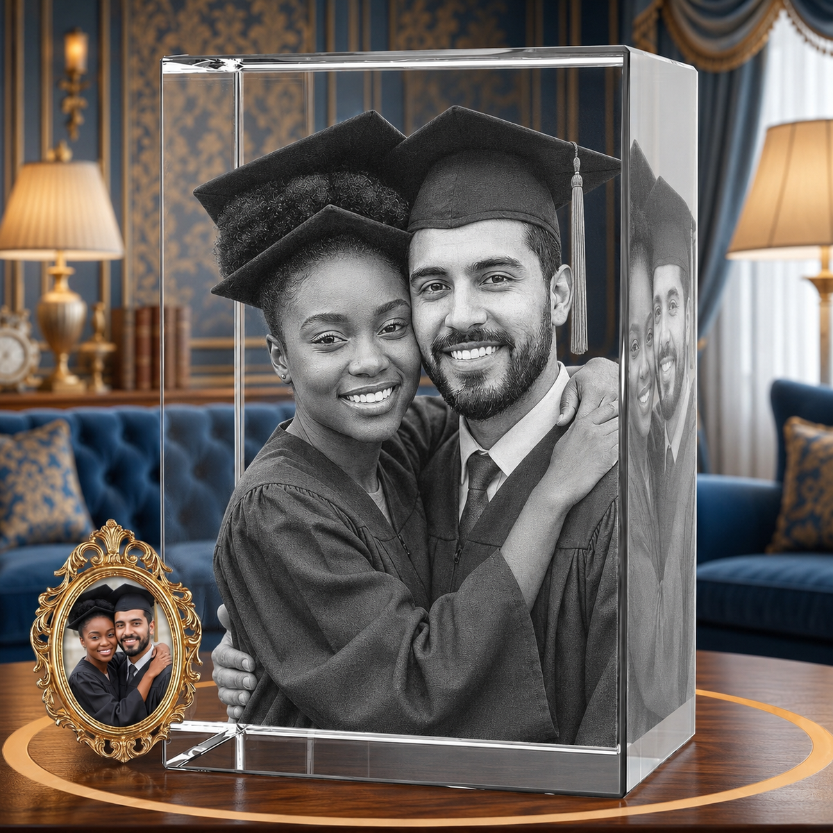 3D Crystal Engraving Blank Block - Rectangle