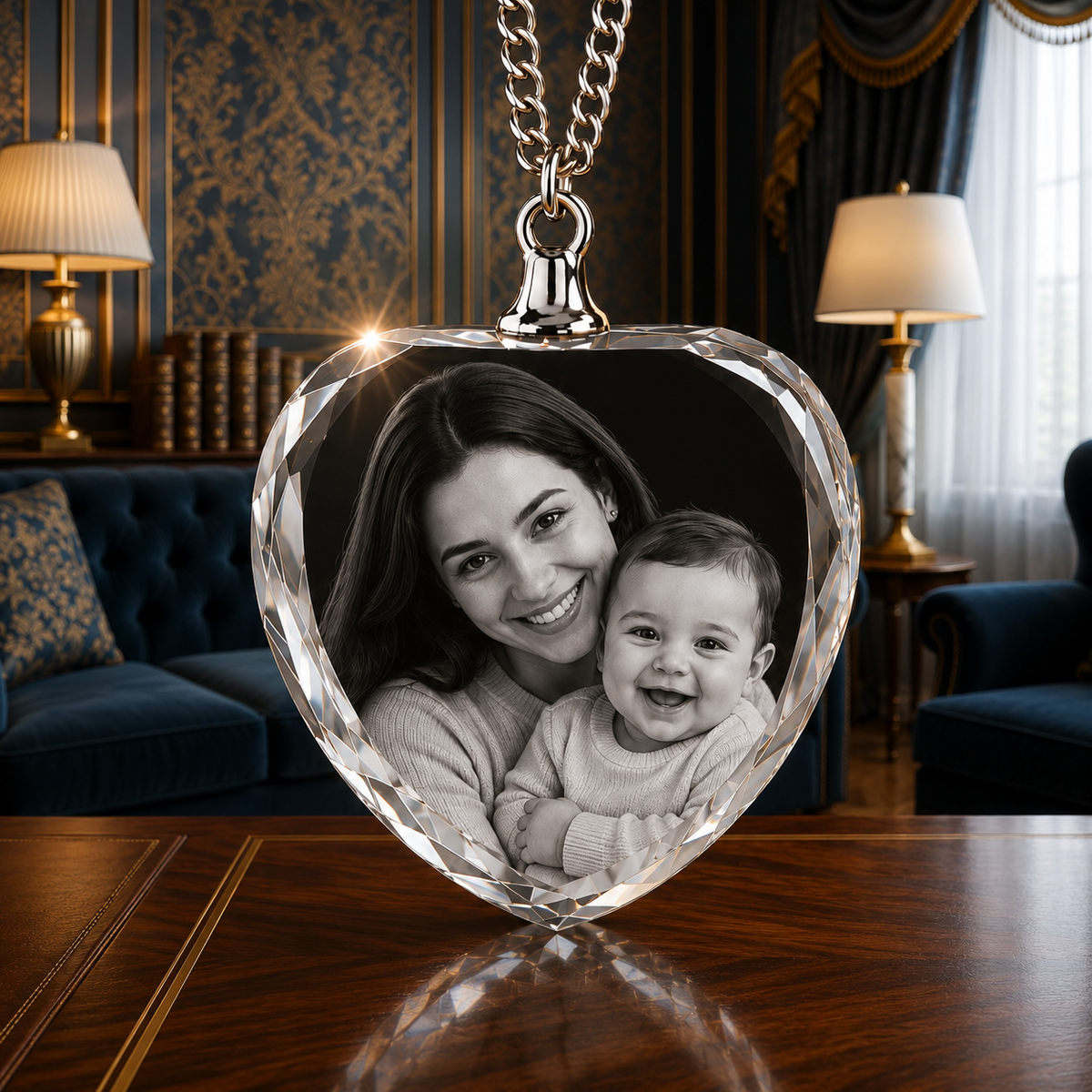 Necklace Heart 3D